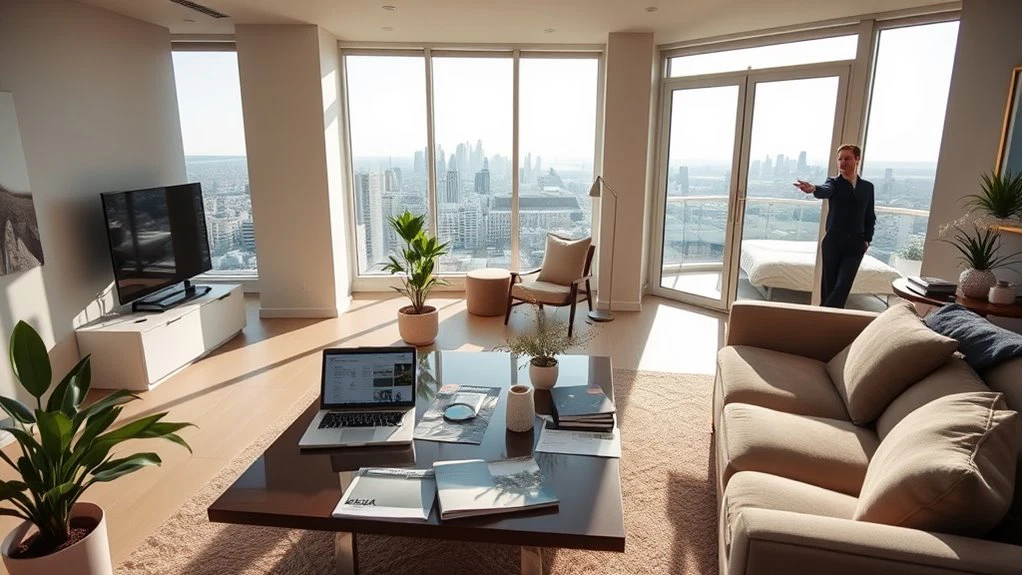 analyze listings and visit properties