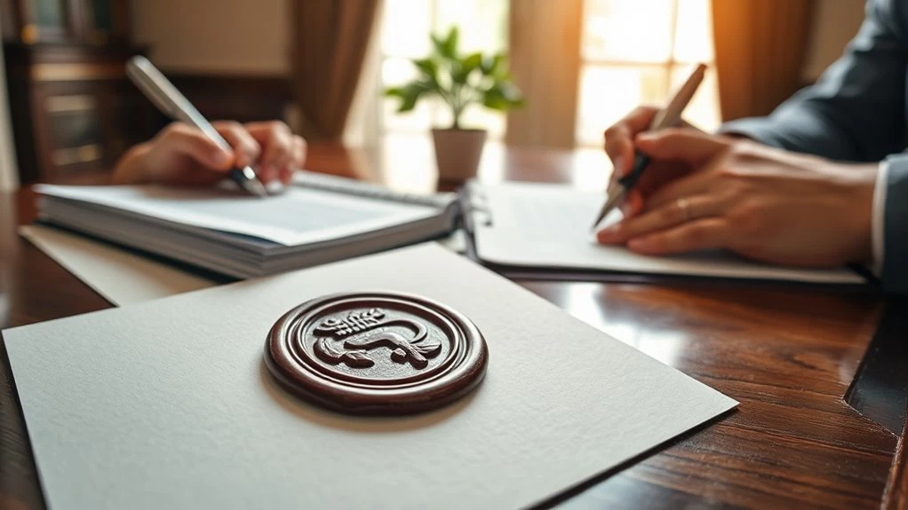 finalize purchase with notary