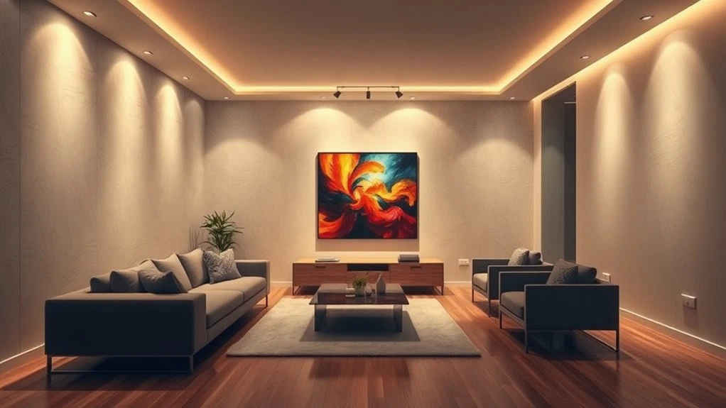 recessed and track lighting