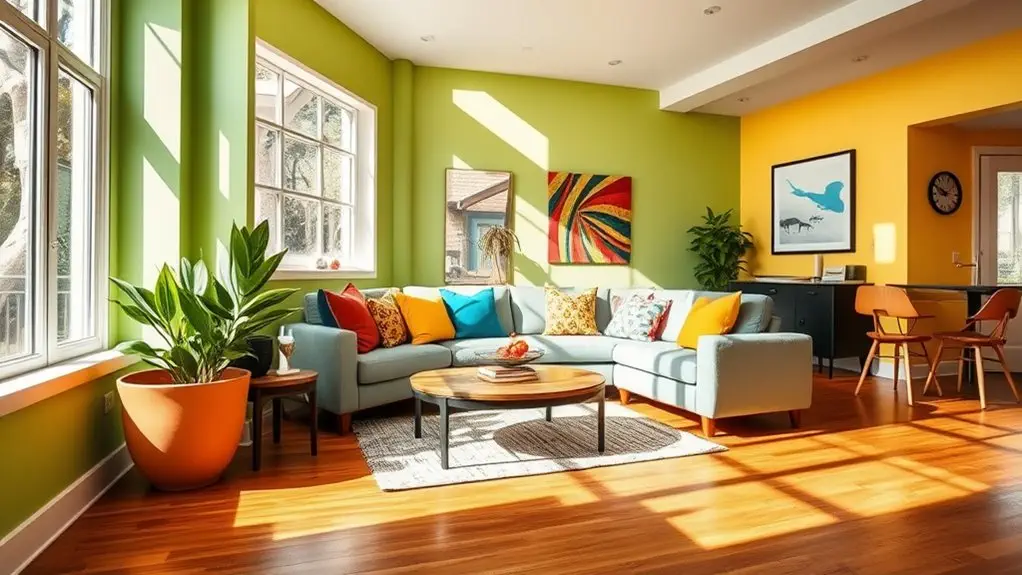 energizing colors for small spaces