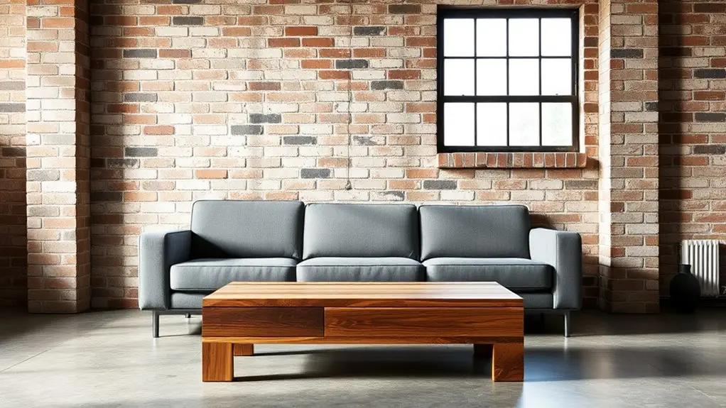 minimalist industrial furniture design