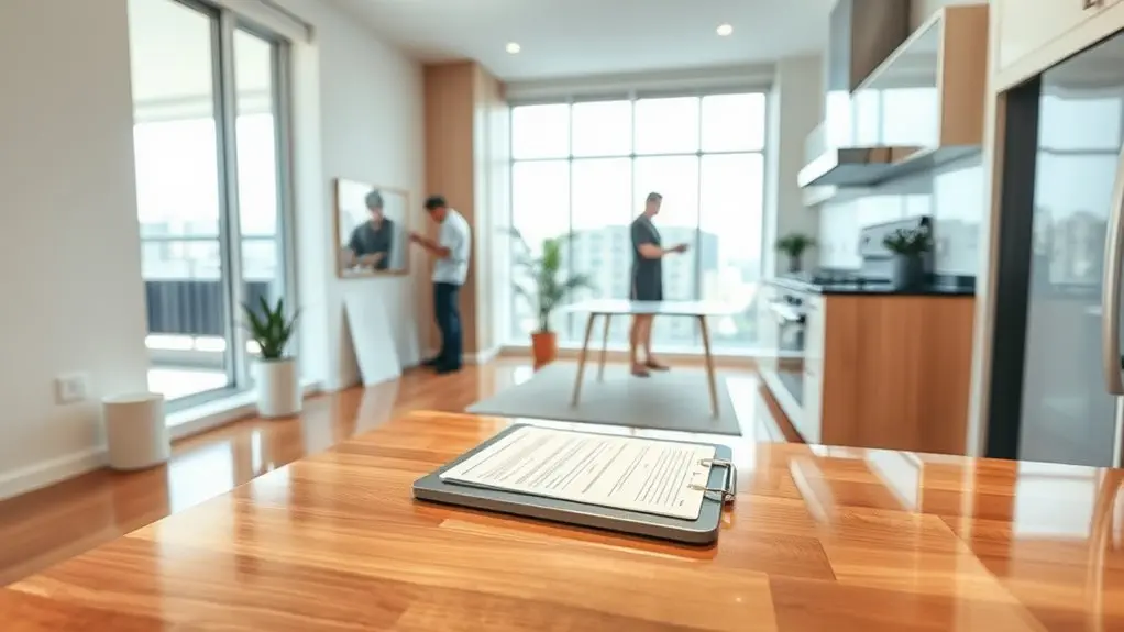 questions for apartment handover