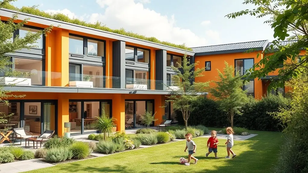 przestronne funkcjonalne projekty dla rodzin